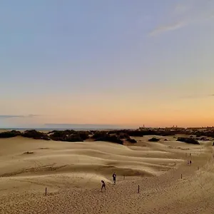 Dunas De Maspalomas Y El Mar A Un Paso , San Bartolome de Tirajana (Gran Canaria) Spain